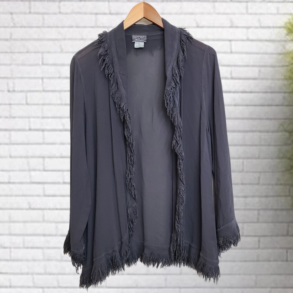 Gray Fringe Women's Jacket